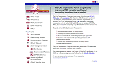 Desktop Screenshot of cax-if.org